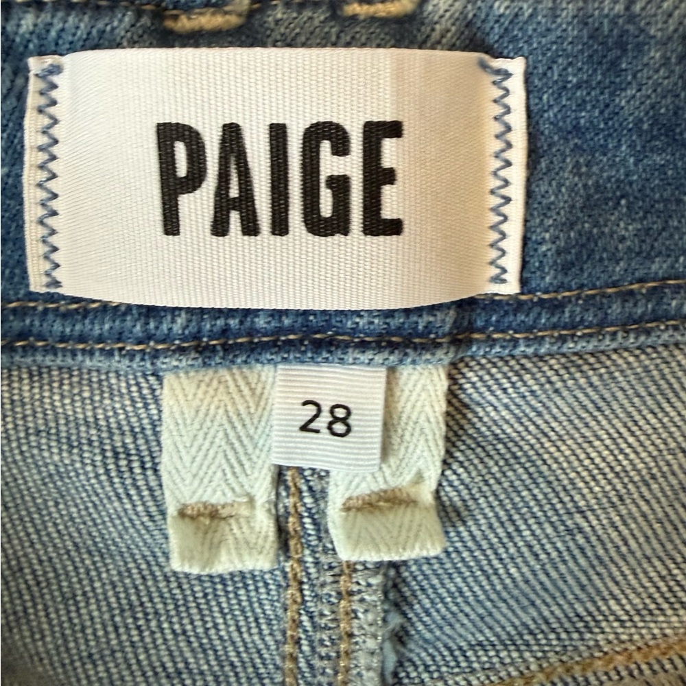 PAIGE Anessa Wide Leg Ankle Jeans, size 28 - Picture 5 of 7